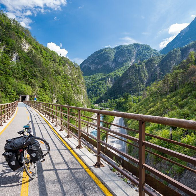 Der Alpe-Adria-Radweg von Obervellach nach Grado/Adria – Vom Gletscher bis ans Mittelmeer